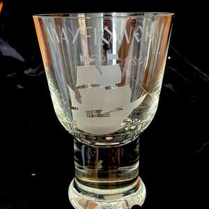 Collectible Caithness Glass Mayflower Goblet